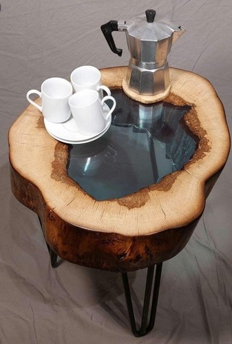 Hohler tisch aus eiche - tisch, und