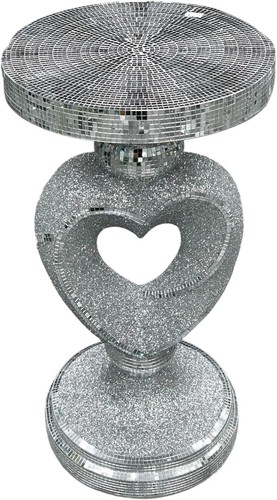 Silber keramik herzform - keramik,