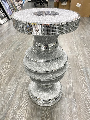Crushed crystal tisch silber - tisch,